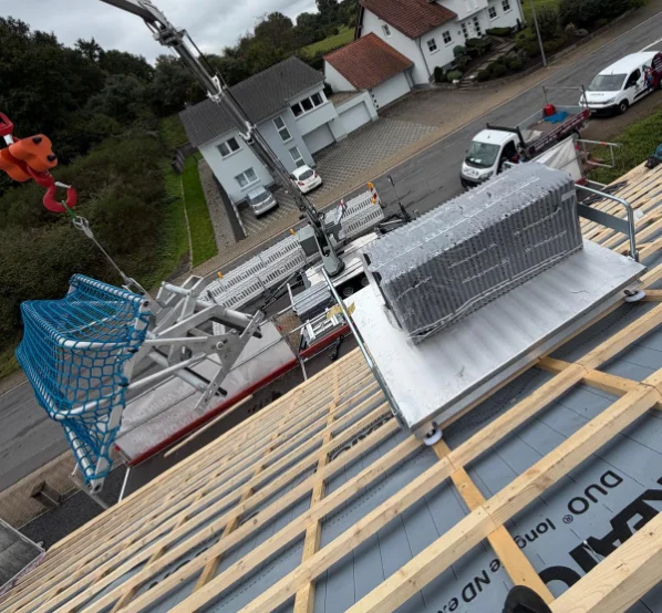 Neueindeckung eines Dachs in Saarlouis